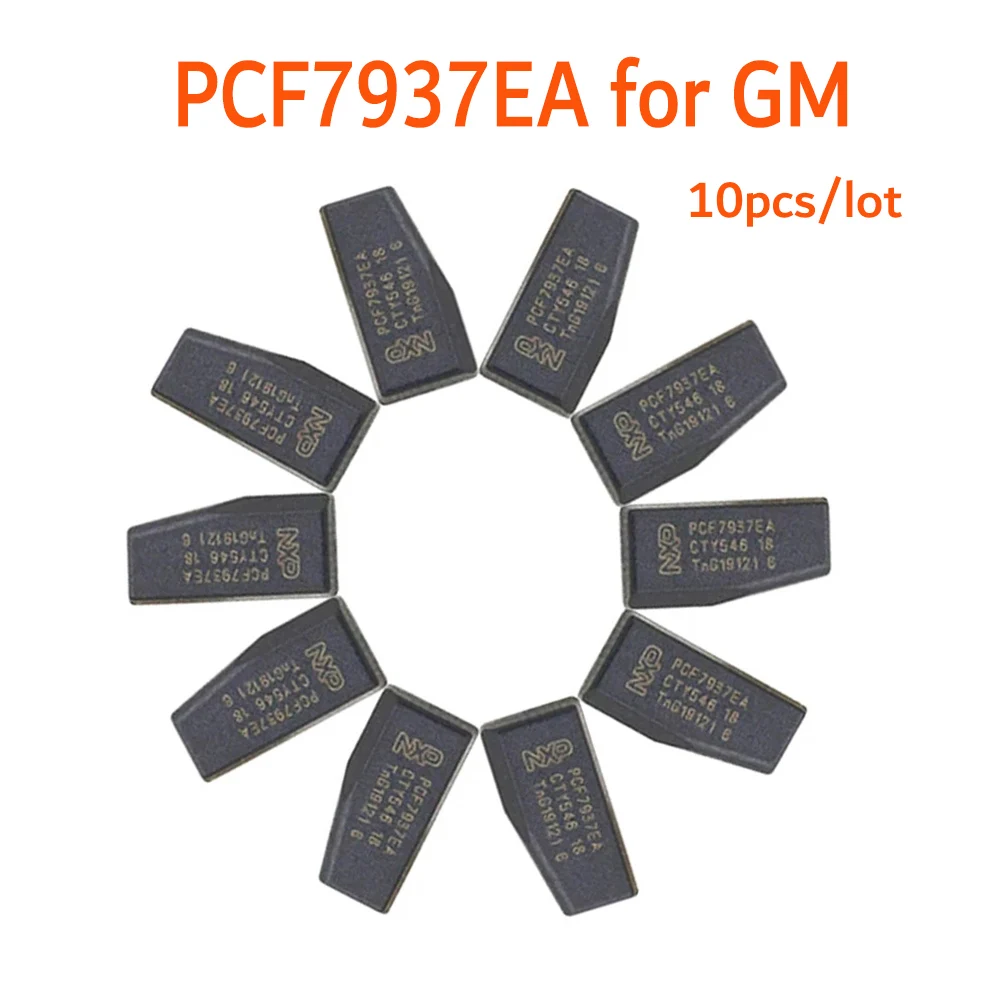 

10 шт./лот оригинальный PCF7937EA PCF7937 7937 карбоновый чип Автомобильный Транспондер Автомобильный ключ чип для GM