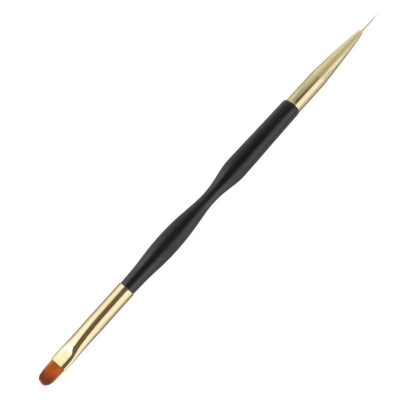 1PC 7mm 7 шт./компл. дизайн ногтей, ручка с кисточкой нажмите с силой так лайнер живопись Вентилятор 3D советы типа сделай себе сам дизайн ногтей гель УФ украшения, инструменты для маникюра, Красота - Цвет: 1PC 7mm
