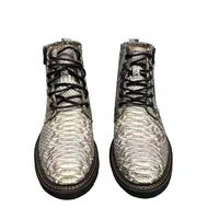 yingshang new arrival men python boots male snake skin shoes men python leather shoes men snake skin shoes male snake boots