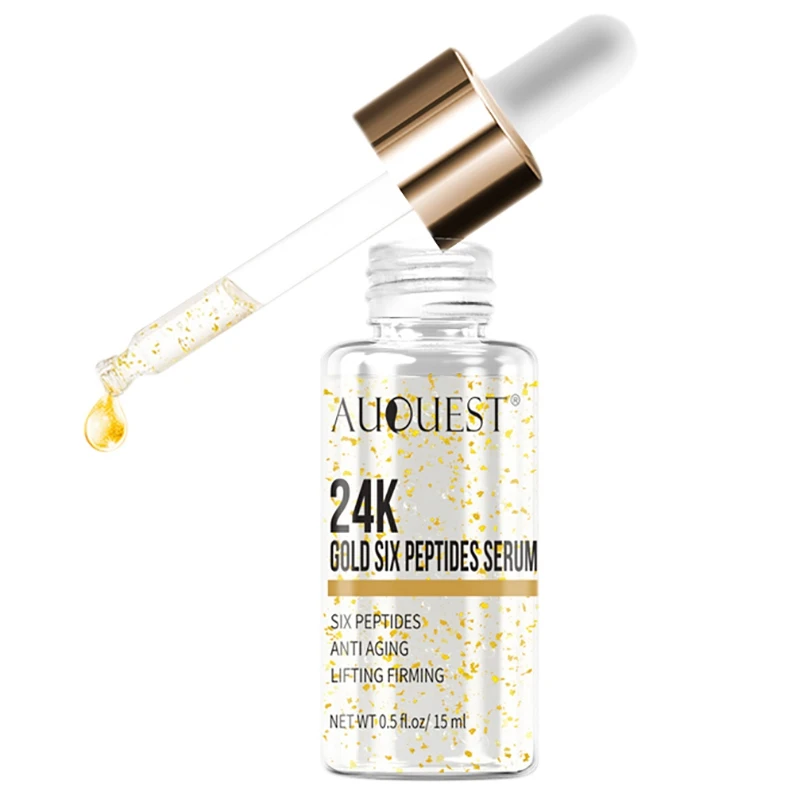 Auquest 24K Gold Six сыворотка с пептидами морщины удаляет антивозрастной лифтинг