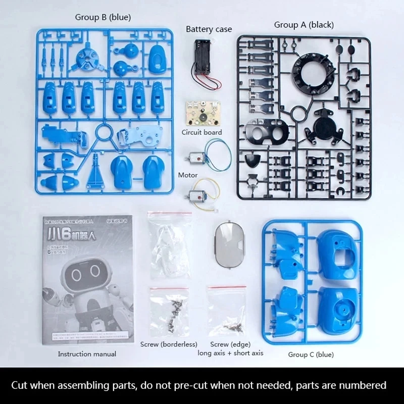 Intelligent Induction Robot DIY Assembled Electric Follow Infrared RC Gesture Sensor Obstacle Avoidance Kids Blocks Gifts | Игрушки и