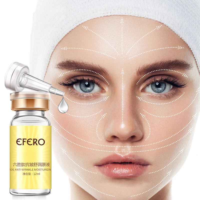 EFERO шесть пептидов Гиалуроновая кислота Сыворотка для лица увлажняющий крем лечение акне уход за кожей восстановление и отбеливание против старения Winkles
