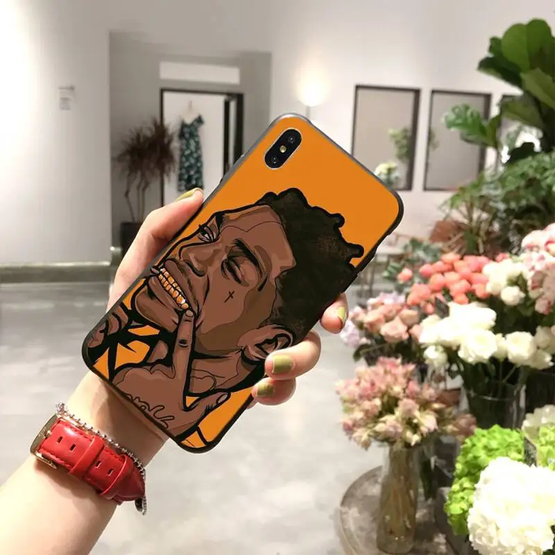 

PENGHUWAN Kodak Black Rapper Customer High Quality Phone Case for iPhone 11 pro XS MAX 8 7 6 6S Plus X 5S SE XR case