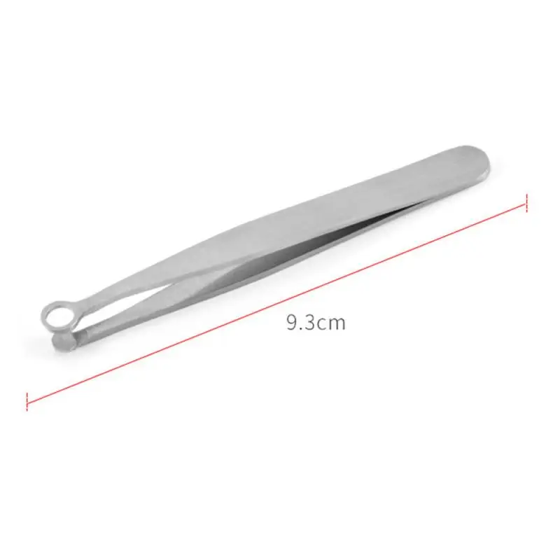 

Universal Nose Hair Trimming Tweezers Round Tip Eyebrow Tweezer Perfectly Stainless Steel Nose Hair Removal Tweezers