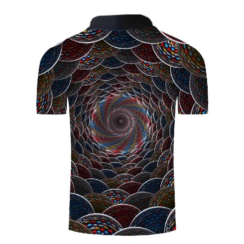 

2020 New polo shirt men Polo Shirt Men polo Short Sleeve Mens Fashion Solid Summer art 3D Print Tops Tees polo t shirt for men