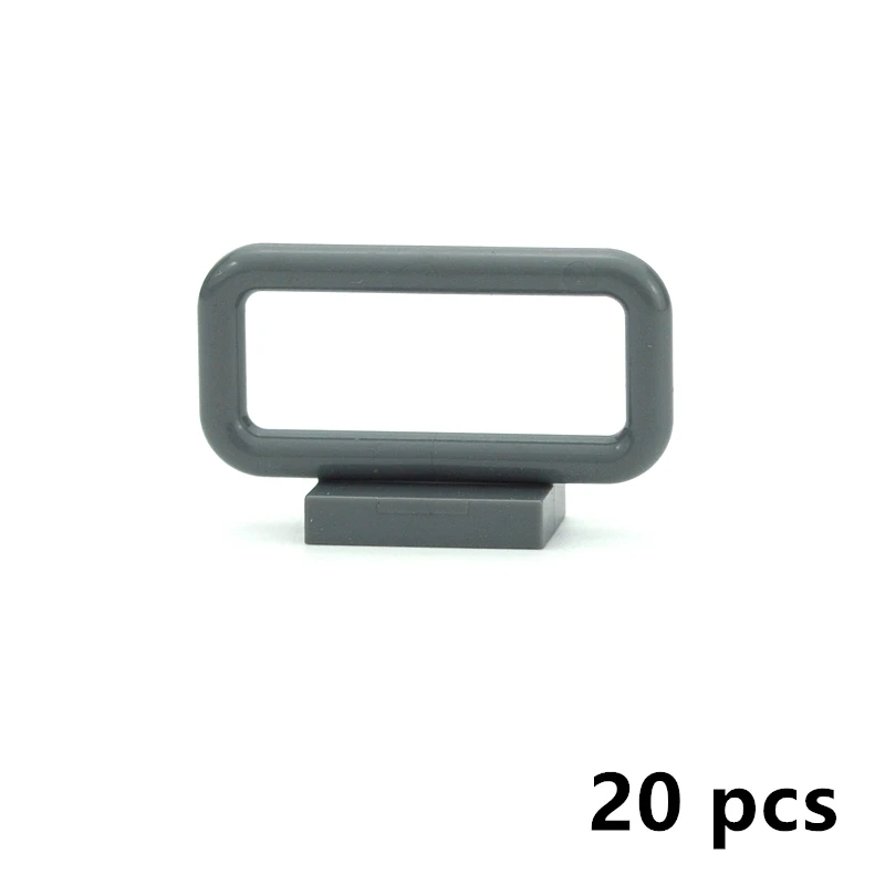 

20PCS Building Blocks Technical MOC Parts 1x4x2 fence guardrail panel Assembles Particles DIY Bricks Toys Compatible With 6187