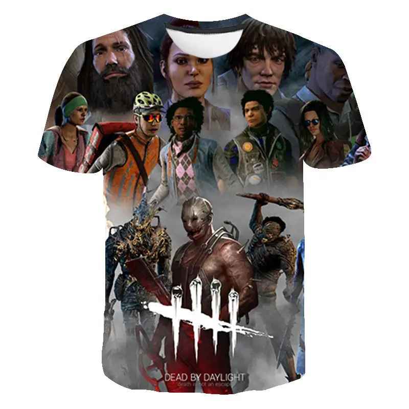 

New Casual Summer Fashion 3D Printed T-shirt Men Women Children Cool Dead by Daylight Streetwear Short Sleeve Boy Girl Kids Tops