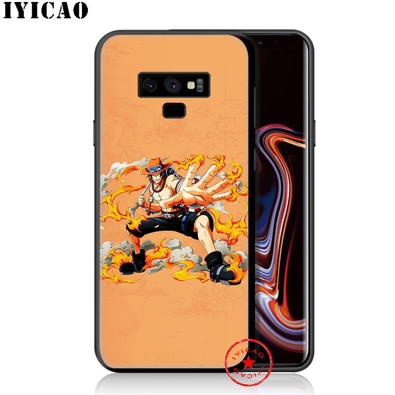 IYICAO One Piece Anime Soft Case for Samsung Galaxy S10e S10 S9 S8 Plus S6 S7 Edge Note 10 9 8 TPU |