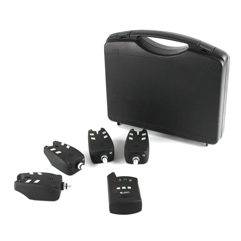 

Сигнализатор поклевки для ловли карпа, набор 1 + 4 беспроводных рыболовных приманок для ловли карпа, аксессуары для грубой рыбалки