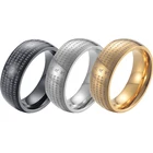 Модные буддийские Праджня Сутра сердце Классическая титановая сталь кольцо для мужчин и женщин транзита амулет изысканные ювелирные изделия ReligiousGift