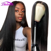 brazilian straight 4x4 closure wig pre plucked remy lace front human hair 13x4 lace frontal wigs for black women fast shipping