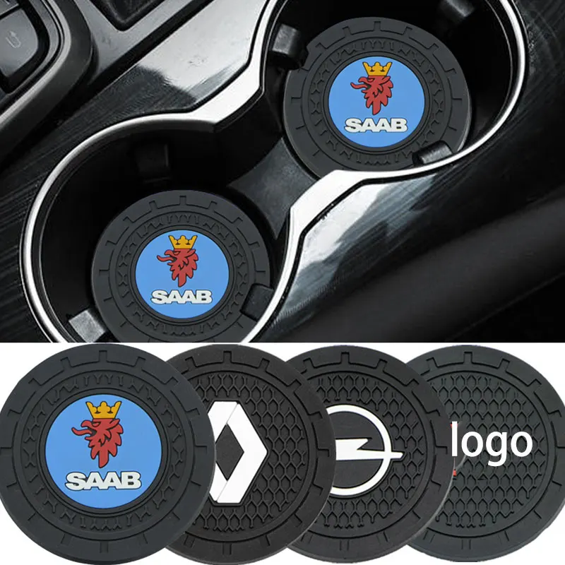Автомобильный нескользящий коврик Накладка для держателя стакана VW Golf Touran Tiguan mk1