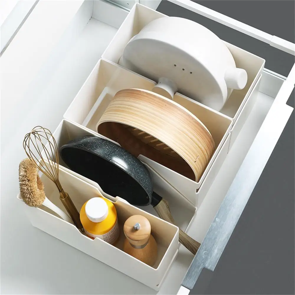 plastic box kitchen cabinet storage containers spice organizer desketop sundries storage box case kitchen bathroom organizer free global shipping