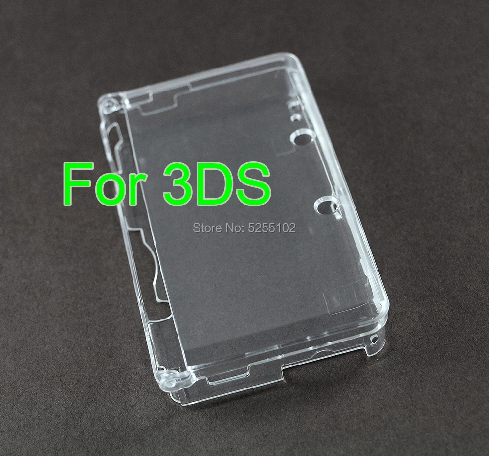 Горячая распродажа Прозрачный Пластик прозрачного хрусталя чехол для 3DS