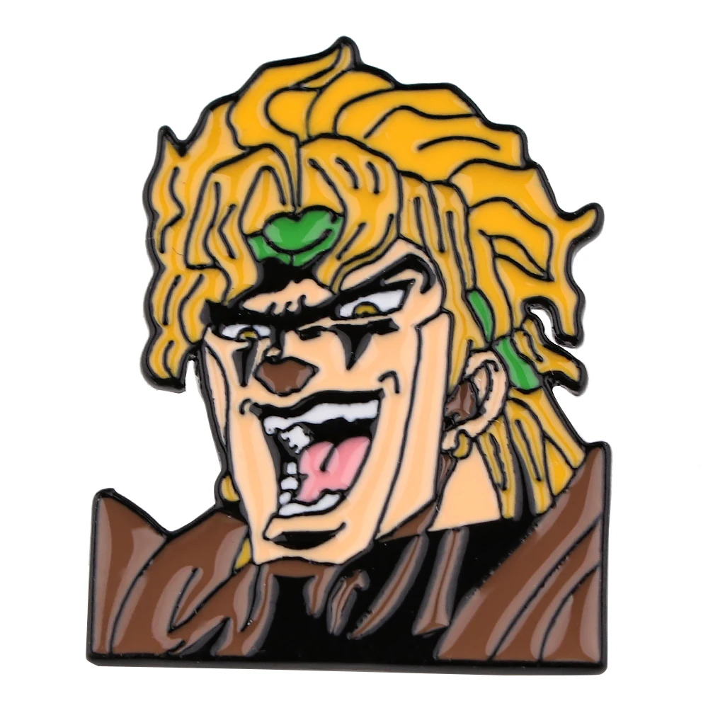 

AD1414 портфель с необычными приключениями, значки, искусственные японские заколки с лацканами для рюкзаков, броши, манга значок для рюкзака, а...