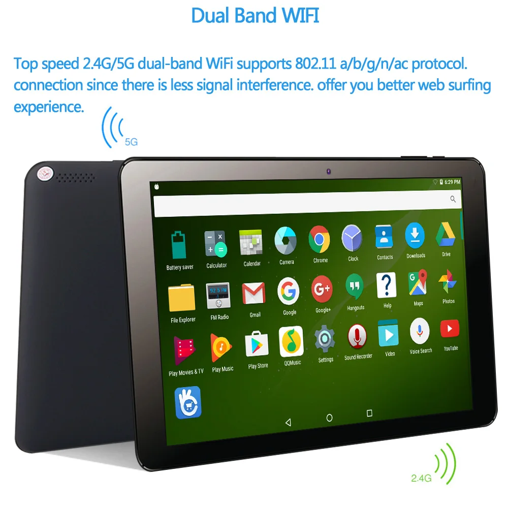 BDF, новинка, Android 6,0, планшеты, ПК, 10,1 дюймов, 1 Гб+ 32 ГБ, ips lcd, четырехъядерный, 6000 мАч, батарея, Wifi, Bluetooth, хороший дизайн, планшеты 10 9