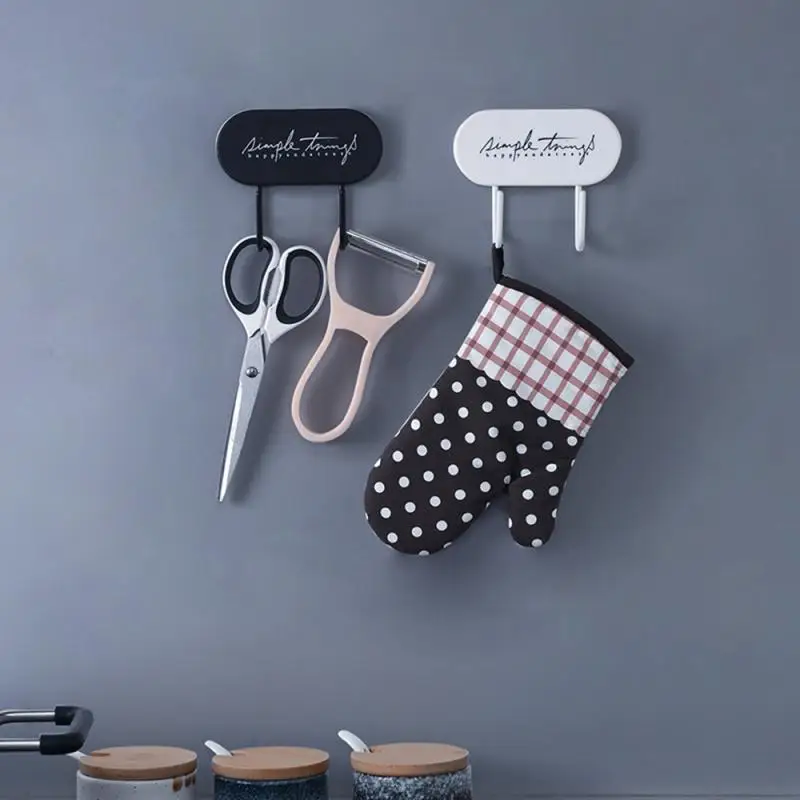 

Wrought Iron Door Hook-free Nail-free Door Hanger Hanger Racks Bedroom Coat Hook Hook Bathroom Seamless Door Hook Home Storage