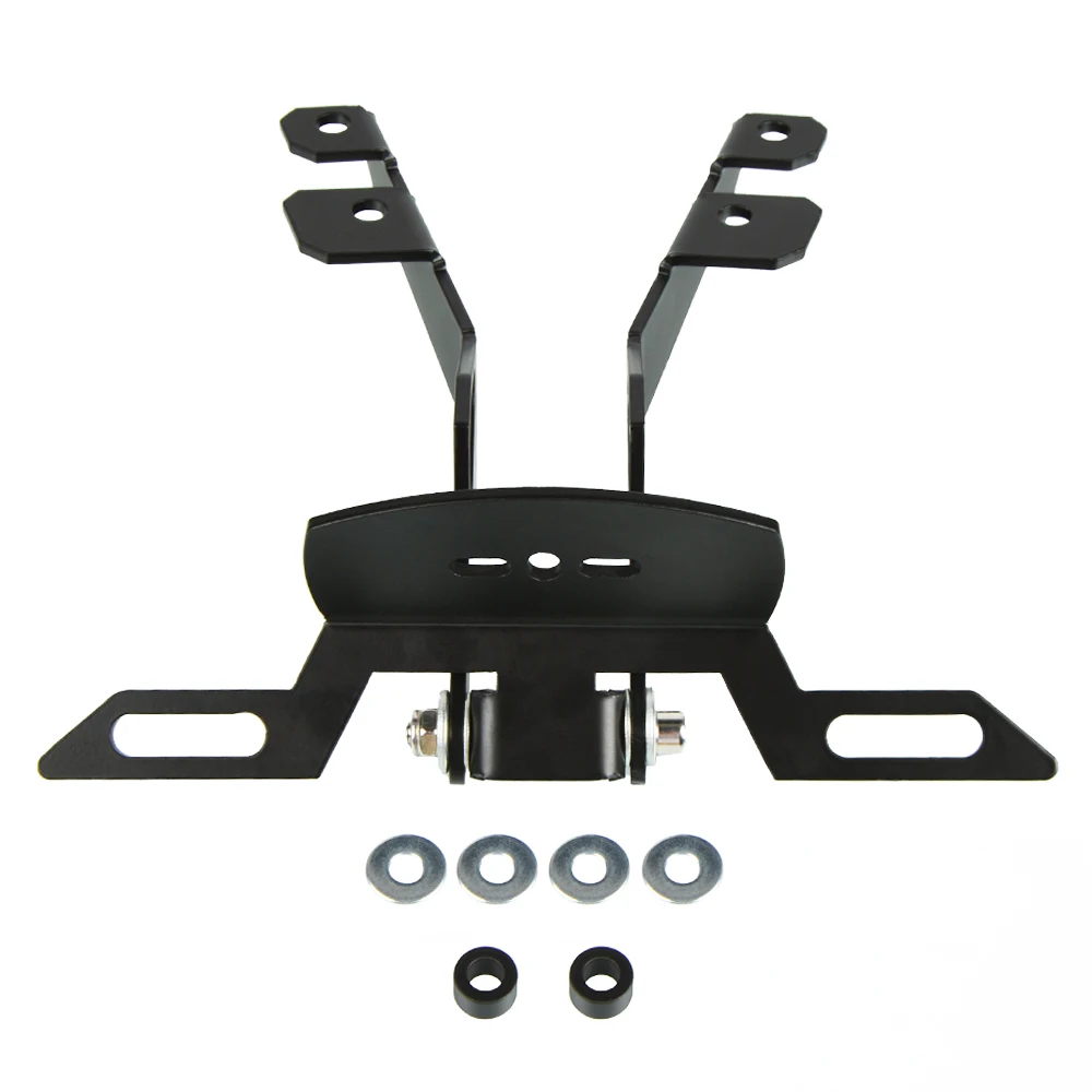 For Yamaha Tmax 530 TMAX530 T-MAX530 2017 2018 Aluminum Motorcycle License Number Plate Frame Led Indicator Light Holder Bracket |