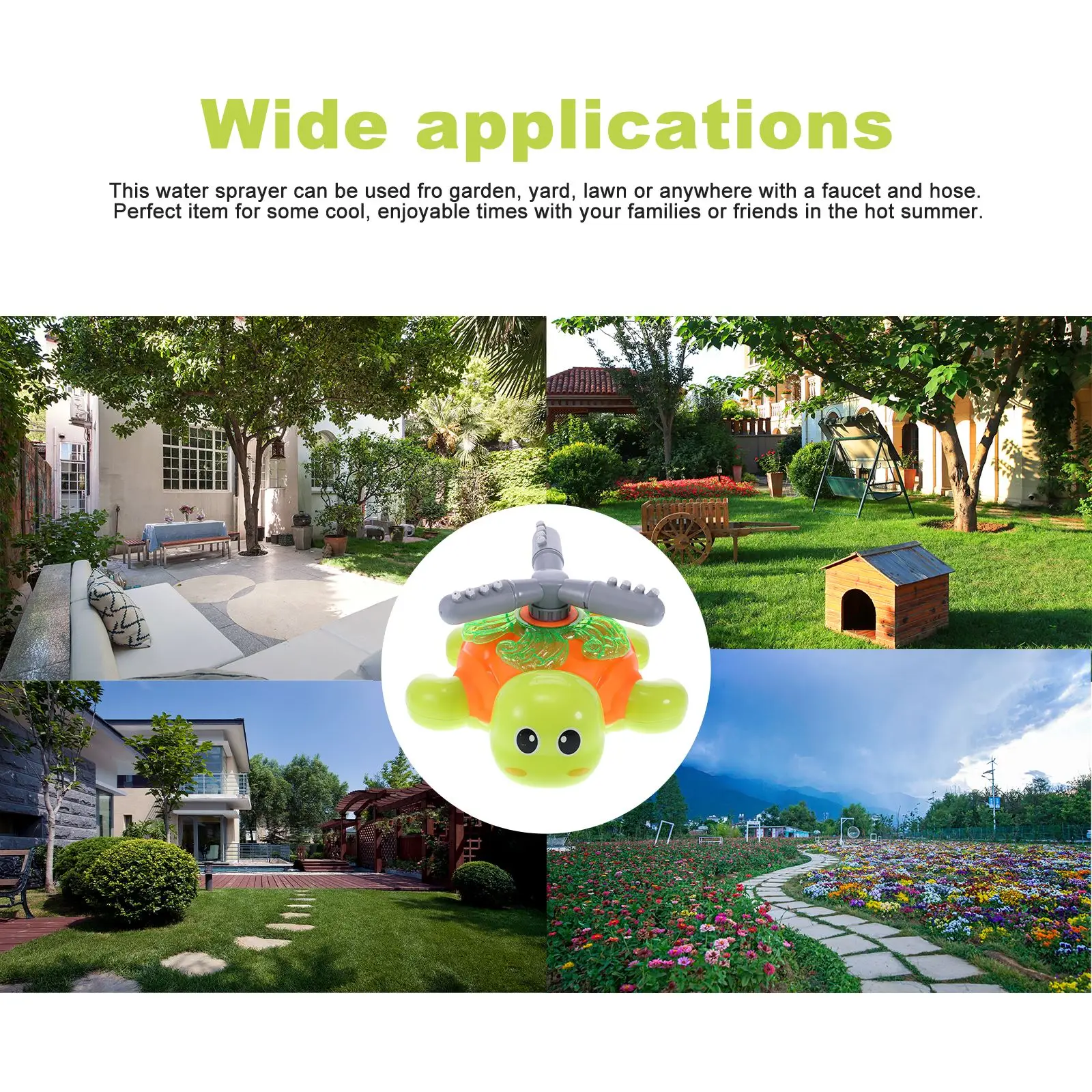 

Outdoor Sprinklers For Kids Rotating Tortoise Swinging Hose Toys Play Water Spraying In Summer Children'S Splashing Toys