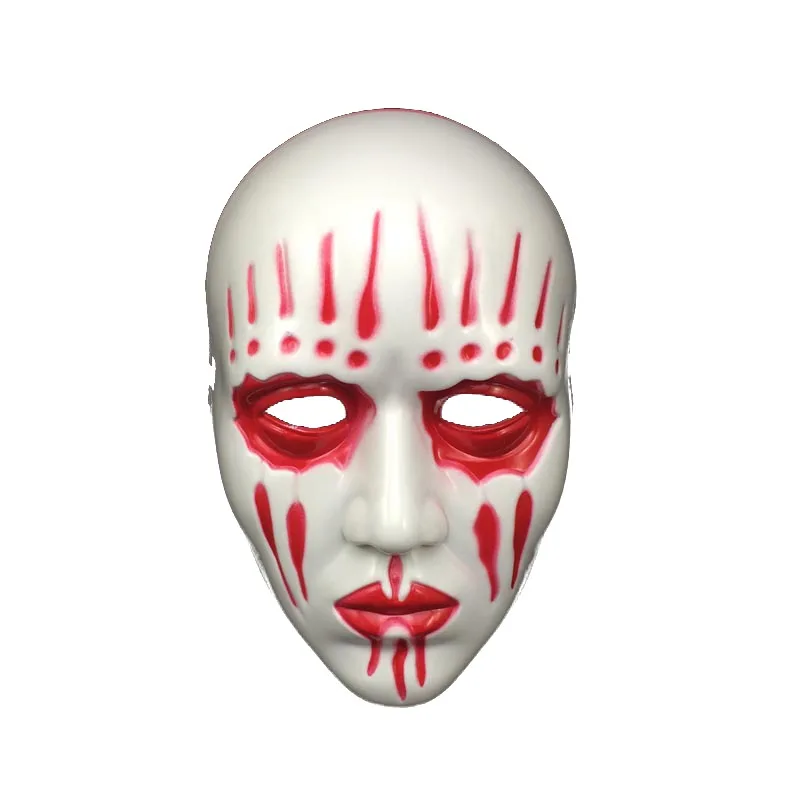 Red Надпись slipknot Joey маска на Хеллоуин для косплея Смола Маскарадная маска для вечеринки костюм реквизит - Цвет: Red