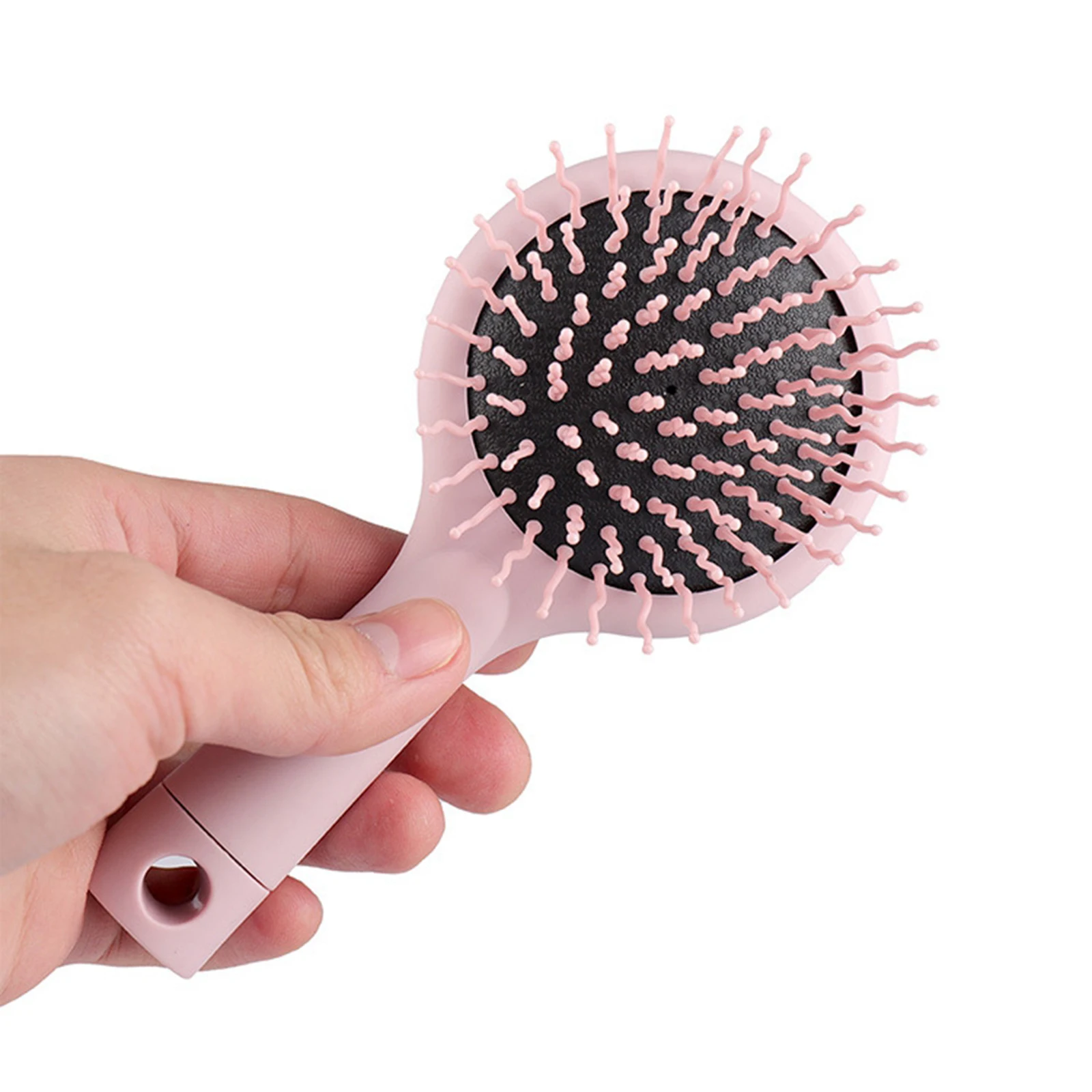 

Portable Size Comb 2 in 1 Massager Hair Brush Anti-tangle for