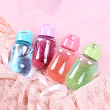 200 мл пластиковая цветная бутылка для воды портативная школьная бутылка для воды для детей мини Милая бутылка для воды маленькая и милая