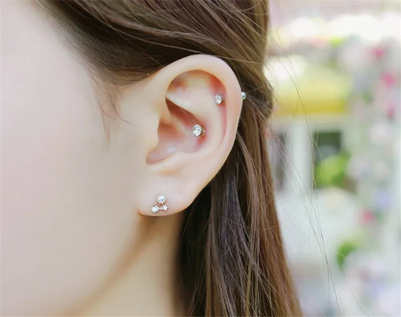 Очаровательные женские посеребренные серьги для женщин ювелирные изделия