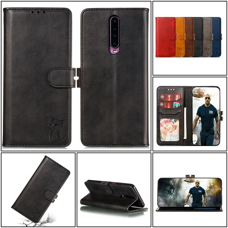 

Lovely Kitten Flip Leather Card Case For Xiaomi Redmi 7 7A 10 Y3 K20 K30 Note 7 7S 8 8T 10 Pro Card Slot Bracket Wallet Cover