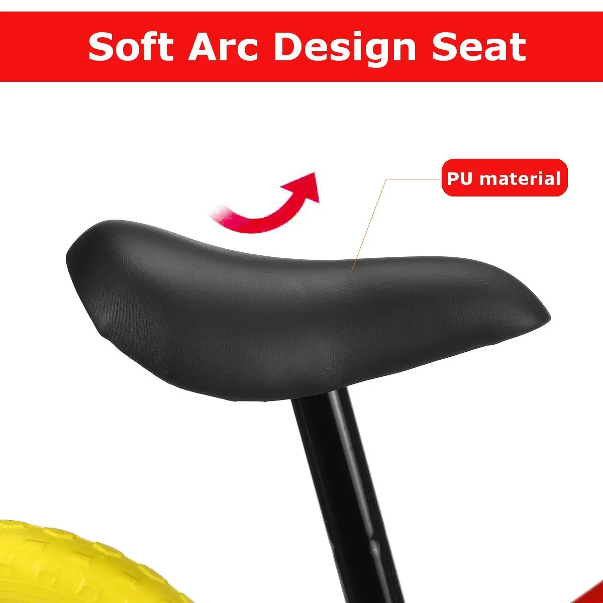 

12 Inch Balance Bike Ultralight Kids Riding Bicycle 2-6 Years Kids Learn to Ride Sports Balance Bike Ride Adjustable Seat Bike