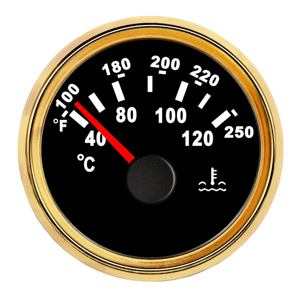 52mm Water Temp Gauge adapter Waterproof Digital racing car temperature auto gauge Boat 12V meter temperatura moto motorcycle | Автомобили