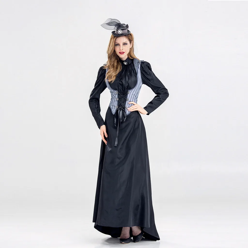 Женские костюмы на Хэллоуин Женский костюм для косплея винтажная Женская одежда