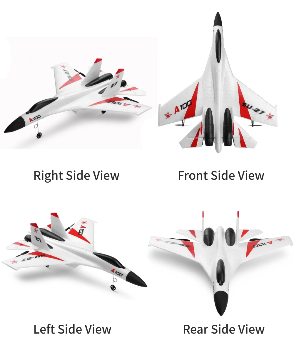 WLtoys XK A100-SU27 3 канала EPP самолет с фиксированным крылом самолет пульт дистанционного управления планер для детей хорошие подарки RC самолет