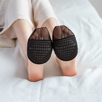 2020 summer women feet toe protect high heel half foot socks lady non slip sweat no show invisible fashion toe socks
