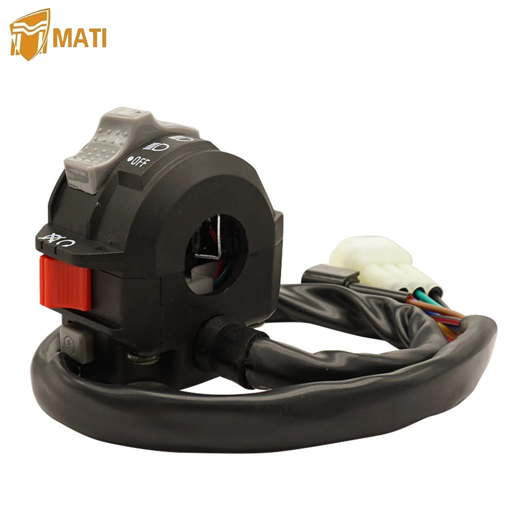 Левый переключатель управления на руль, старт двигателя, фара для Yamaha ATV YFZ450 YFZ 450, замена 5TG-83973-09-00