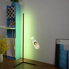 Современный Nordic Alexa RGB App дистанционный стоячий светильник черный белый промышленный светильник Торшер для гостиной спальни украшение лобби