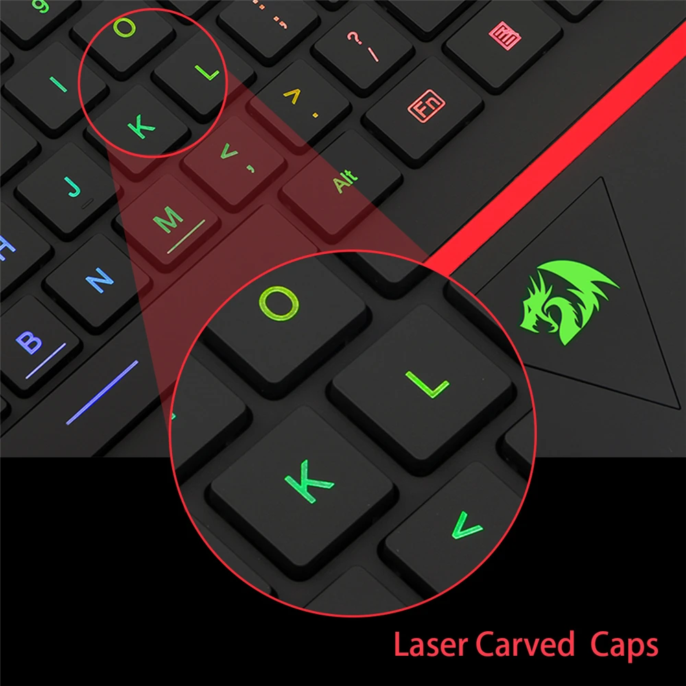 redragon k502 gaming keyboard rgb led backlit illuminated keyboard 104 key with wrist rest computer gaming keyboard free global shipping