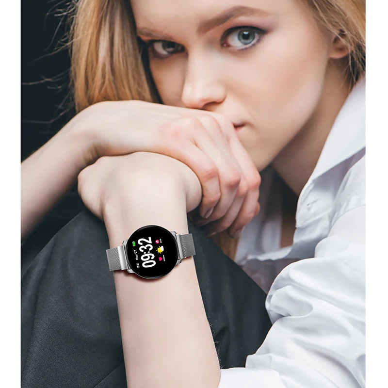 Смарт часы Tiptop CF68 с магнитным стальным браслетом и монитором кровяного