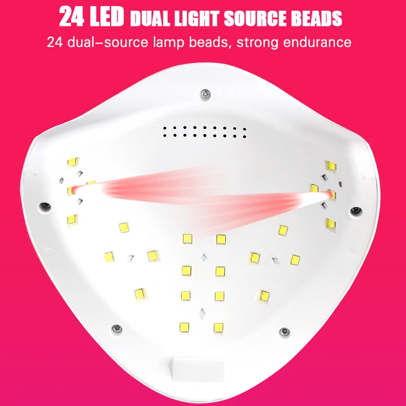 Новый гель УФ-светильник светодиодный лампа для ногтей Сушилка 4 режима таймер