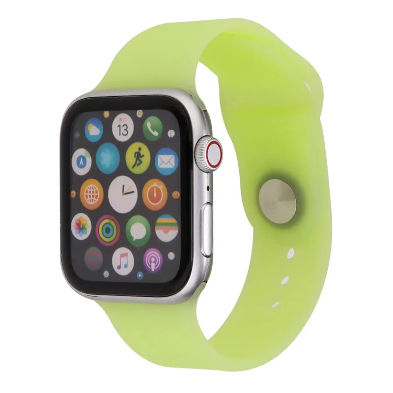 Мягкие силиконовые спортивные петля ремешок для наручных часов apple watch версия 1 2 3