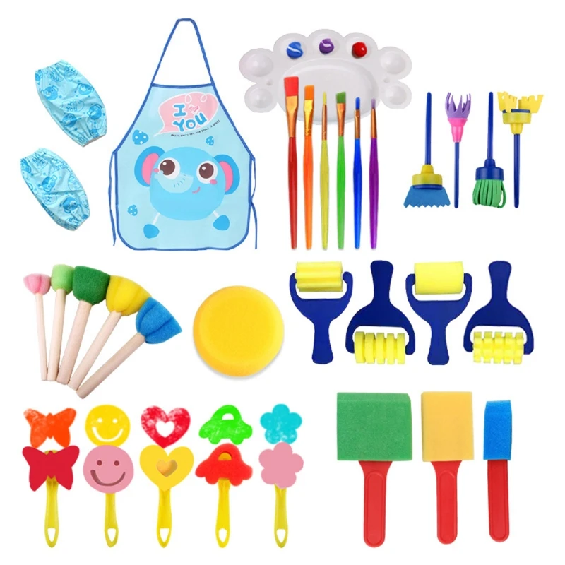 

Paint Set For Kids 32 piece Kids paint sets, Painting Supplies for Drawing, Kids MOLB