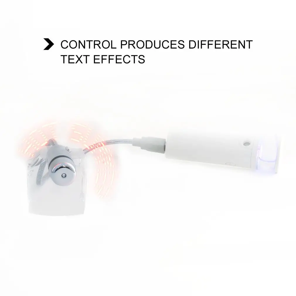 Уникальная лампа в форме слова USB подключения мини вентилятор с лампами