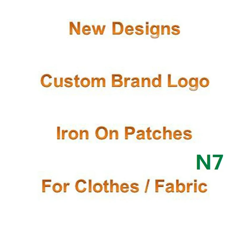 

DIY Thermo Adhesive Patches For Clothing Custom Brand Logo Iron On Transfers Patch Ironning Sticker Fusible Vinyl Sticker Fabric