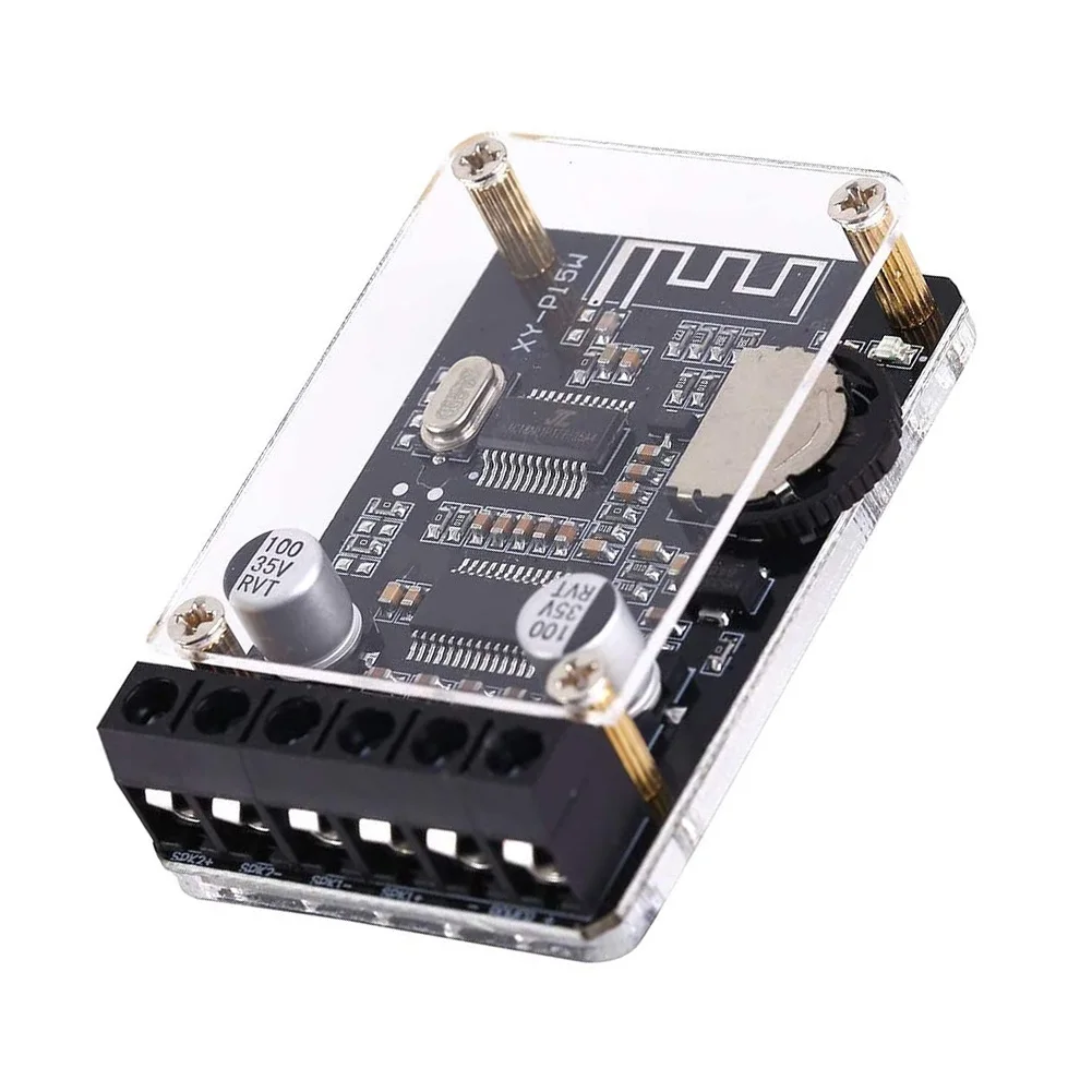 

New Bluetooth Receiver Board Audio Stereo High Power Digital Amplifier Module XY-P15W 12V 24V for Wireless Speaker DIY