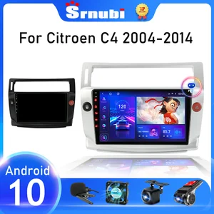 srnubi android 10 0 car stereo radio for citroen c4 c triomphe c quatre 2004 2014 multimedia video player 2 din rds dvd speakers free global shipping