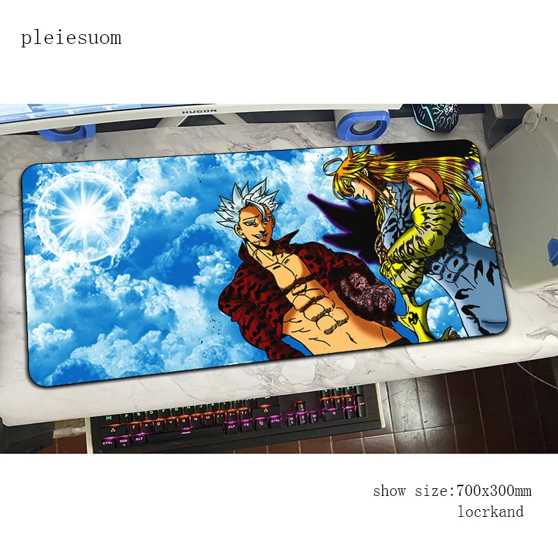 

nanatsu no taizai padmouse Cartoon gaming mousepad game large mouse pad gamer computer desk Gorgeous mat notbook mousemat pc