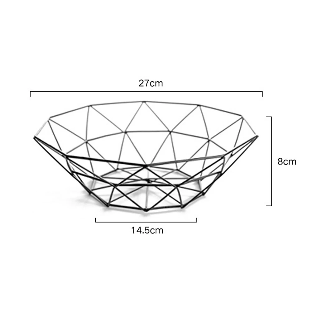 1 шт с фруктами BasketSimple стиль геометрическим рисунком для фруктов и овощей