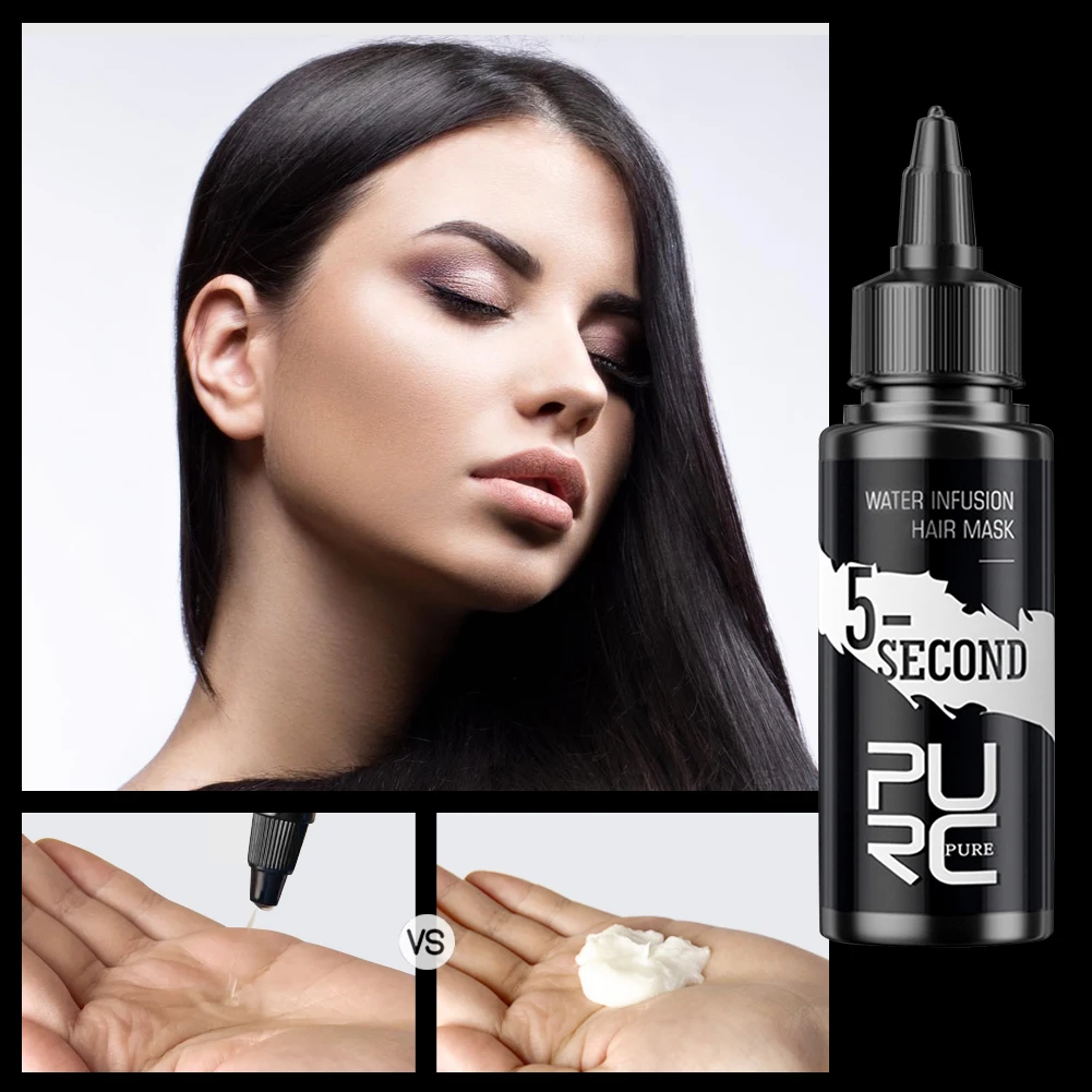 60 мл маска для волос против спутанных искусственная поврежденных улучшает