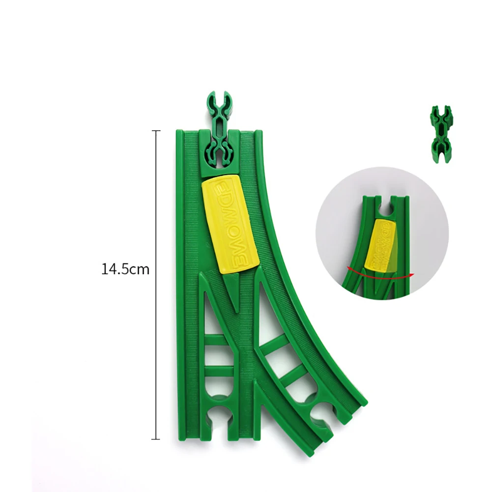 1 шт. переключатель трек деревянный поезд Поворотная железнодорожная станция