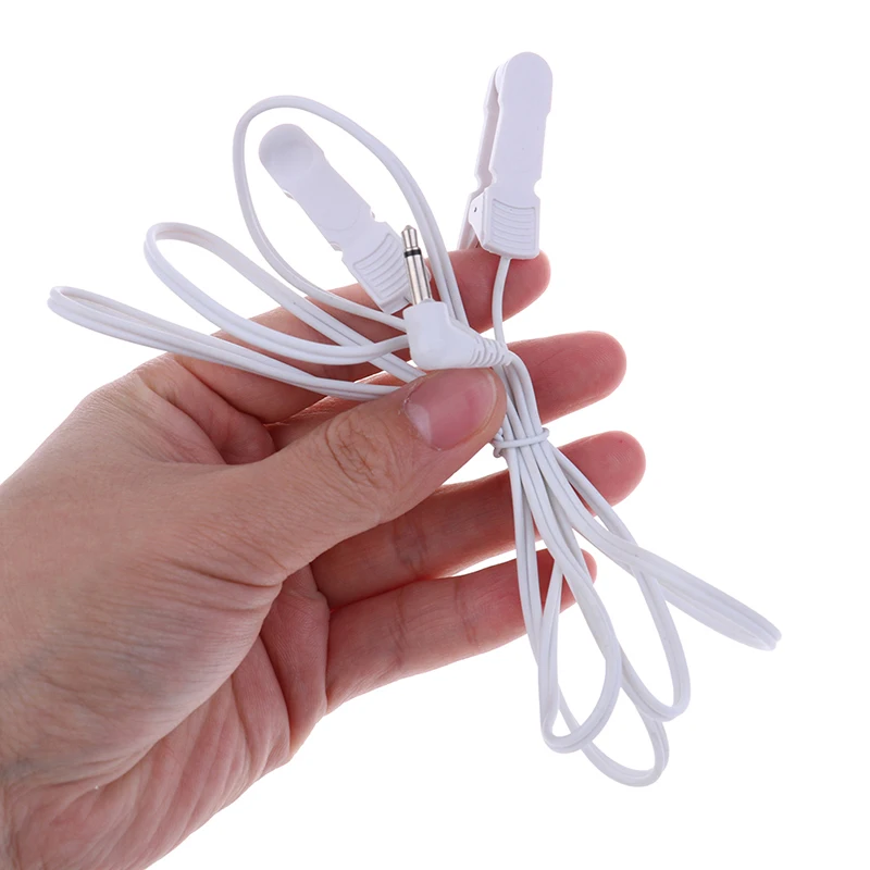 

1PCS Slimming Massager Electronic Medical Ear Clip Lead Wire/Cable/line For For Digital TENS Therapy Machine Massager