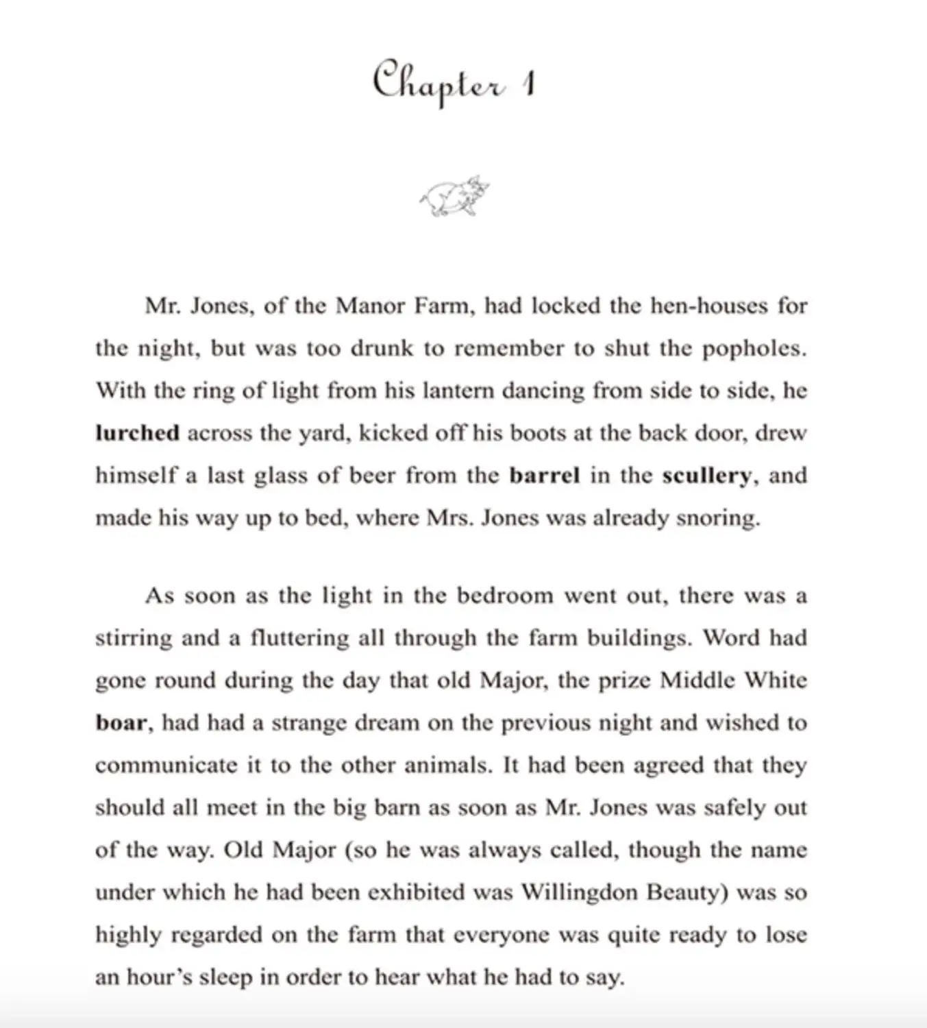 Английское издание дистопия фантастические книги Джордж орвелл животные ферма